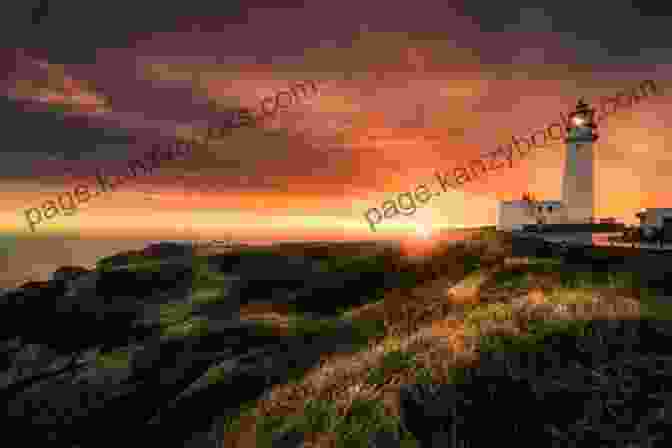 A Photo Of The Flamborough Head Lighthouse At Sunset. Sincerely Harriet Sarah Winifred Searle