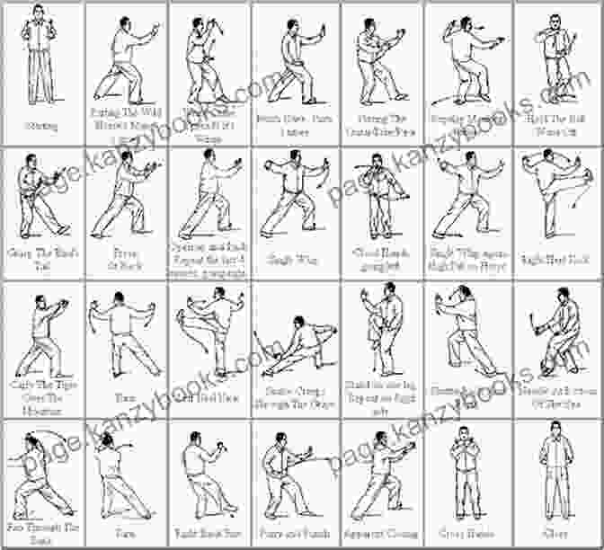 A Sequence Of Images Showcasing The Various Forms And Movements Of Tai Chi Chuan Tai Chi Chuan Roots Branches