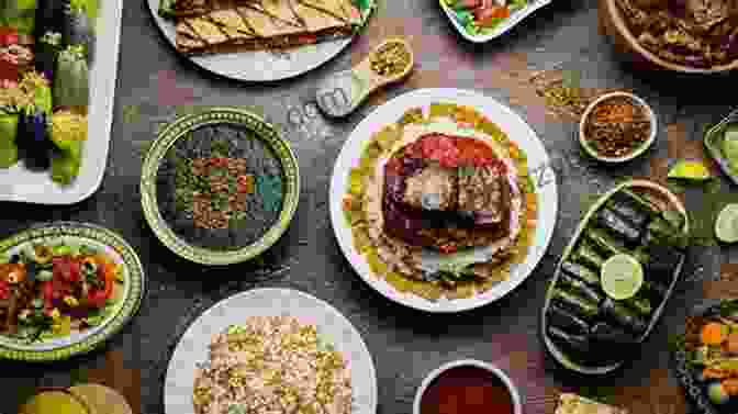 An Assortment Of Vibrant And Flavorful Egyptian Dishes Laid Out On A Table Tasty Dishes You Need To Try In Egypt: Travel Talk Tours: Ancient Egyptian Recipes For Meat