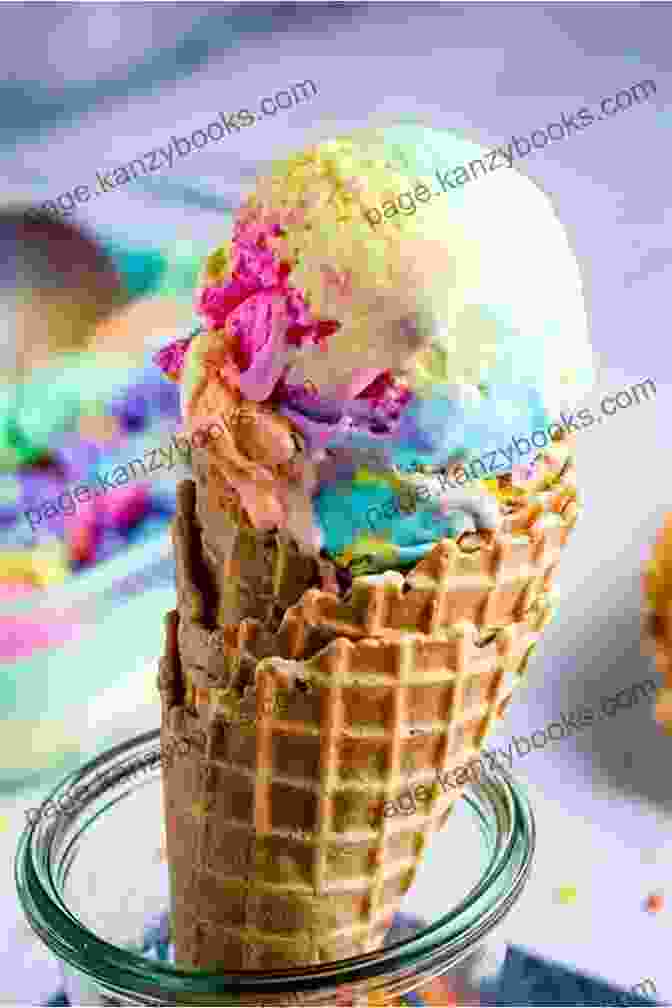 Colorful Rainbow Pizza EASY ICE CREAM RECIPES: Top 10 Recipes Your Kids Will Love