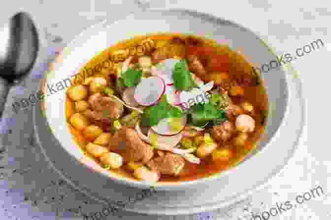 Hearty Pozole With Hominy, Meat, And Vegetables Daily Tortilla: Authentic Mexican Recipes