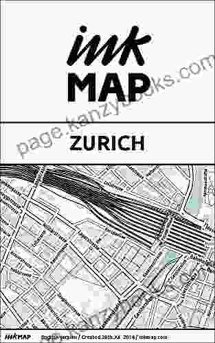 Zurich Inkmap Maps For EReaders Sightseeing Museums Going Out Hotels (English) (German Edition)